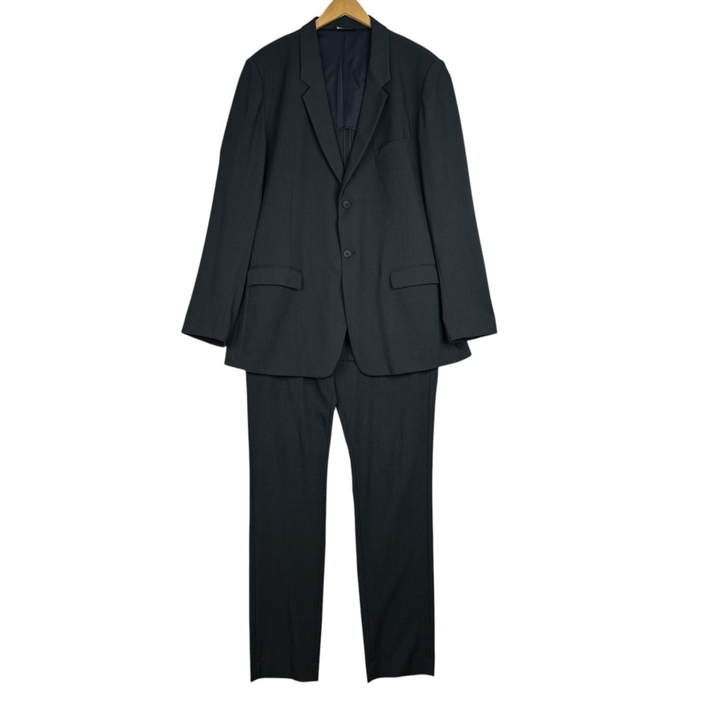Ministry of Supply Mens Suit 48 Jacket 40x36 Pants Gray Stretch Performance